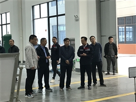 欢迎市领导莅临申容工厂